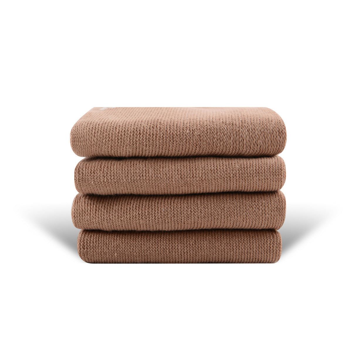 Solid Color High-elastic Mid-calf Boneless Macaron Colored Cotton Socks