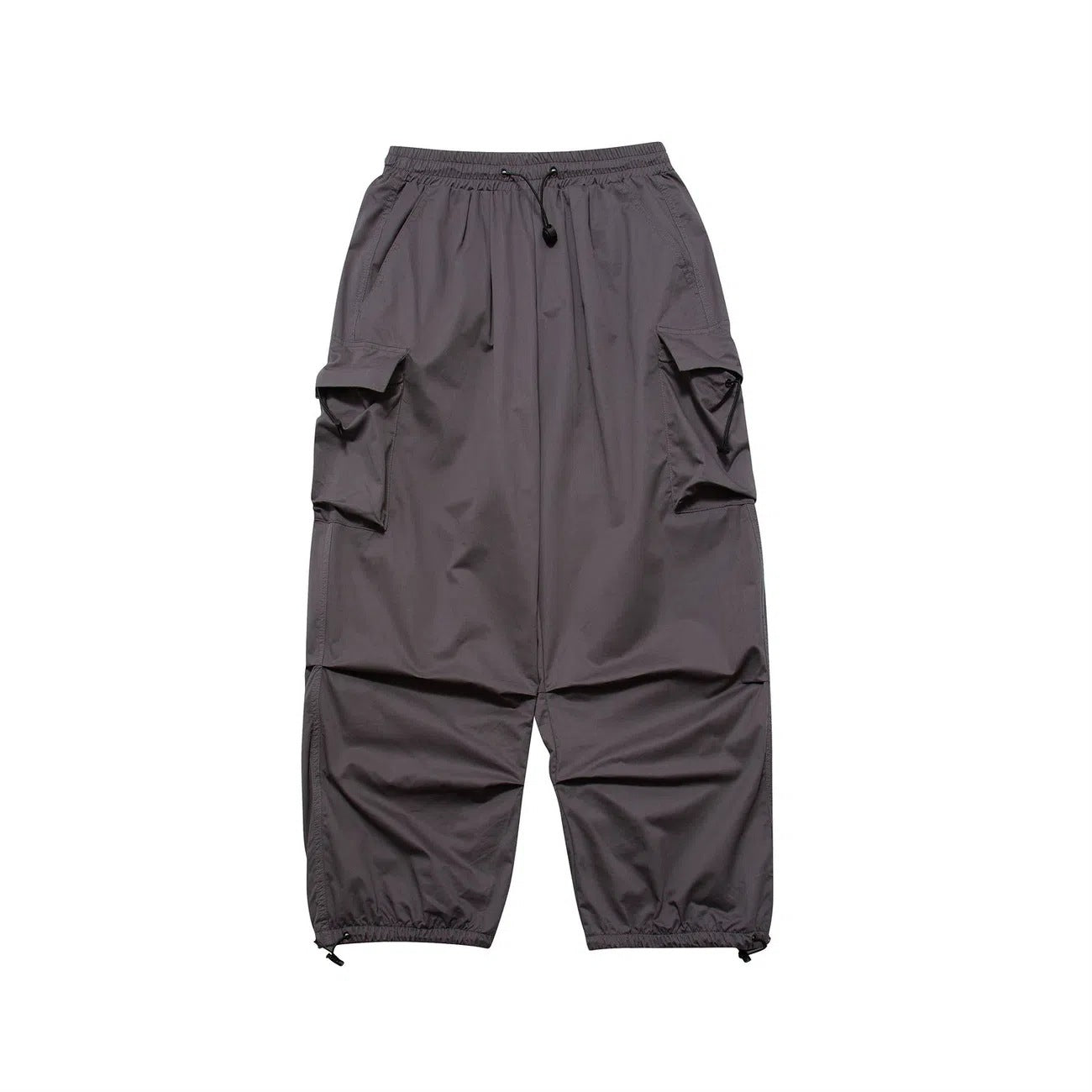 New Loose Straight Wide Leg Large Pocket Casual Retro Corset Pants