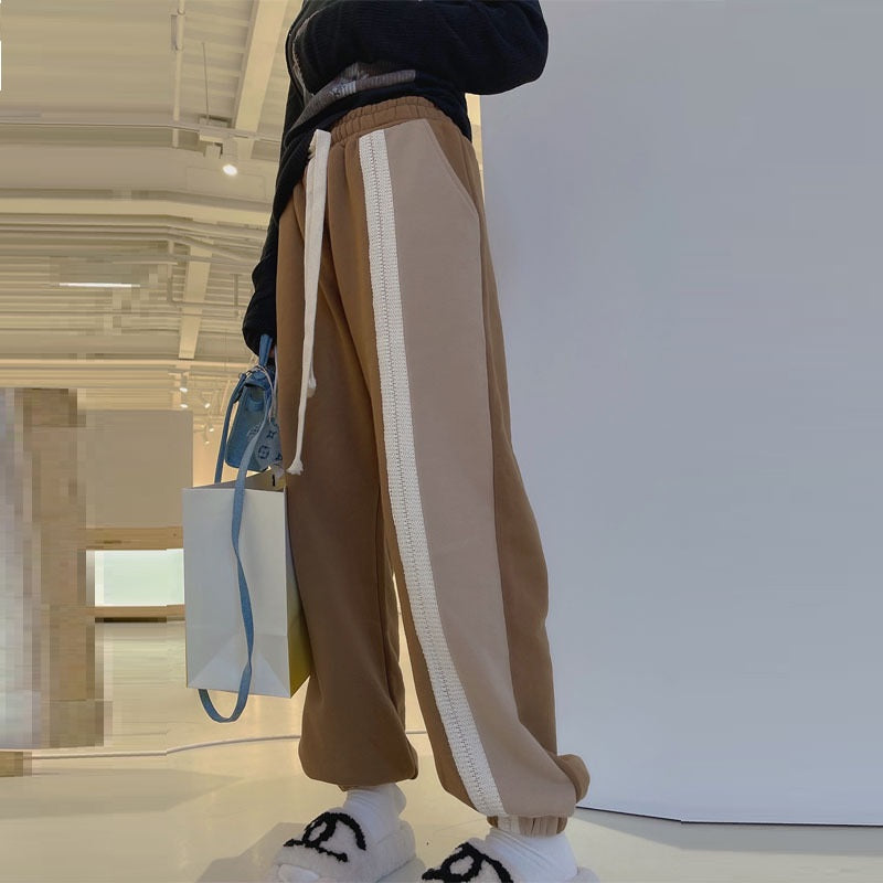 Women's Thickened Lace-up Casual Sweatpants Sweatpants