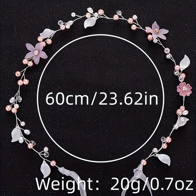 Crystal Leaf Hair Vine Band Headband Rhinestone Flower Headb