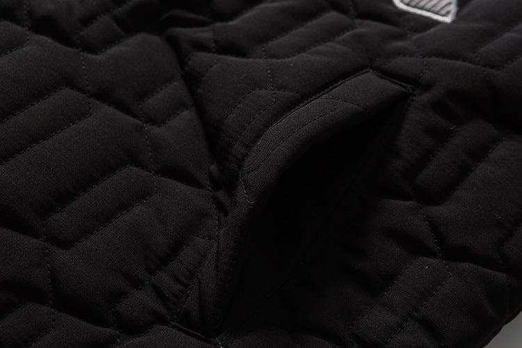 Men's Plastered Rhombus Jacket Padded Coat