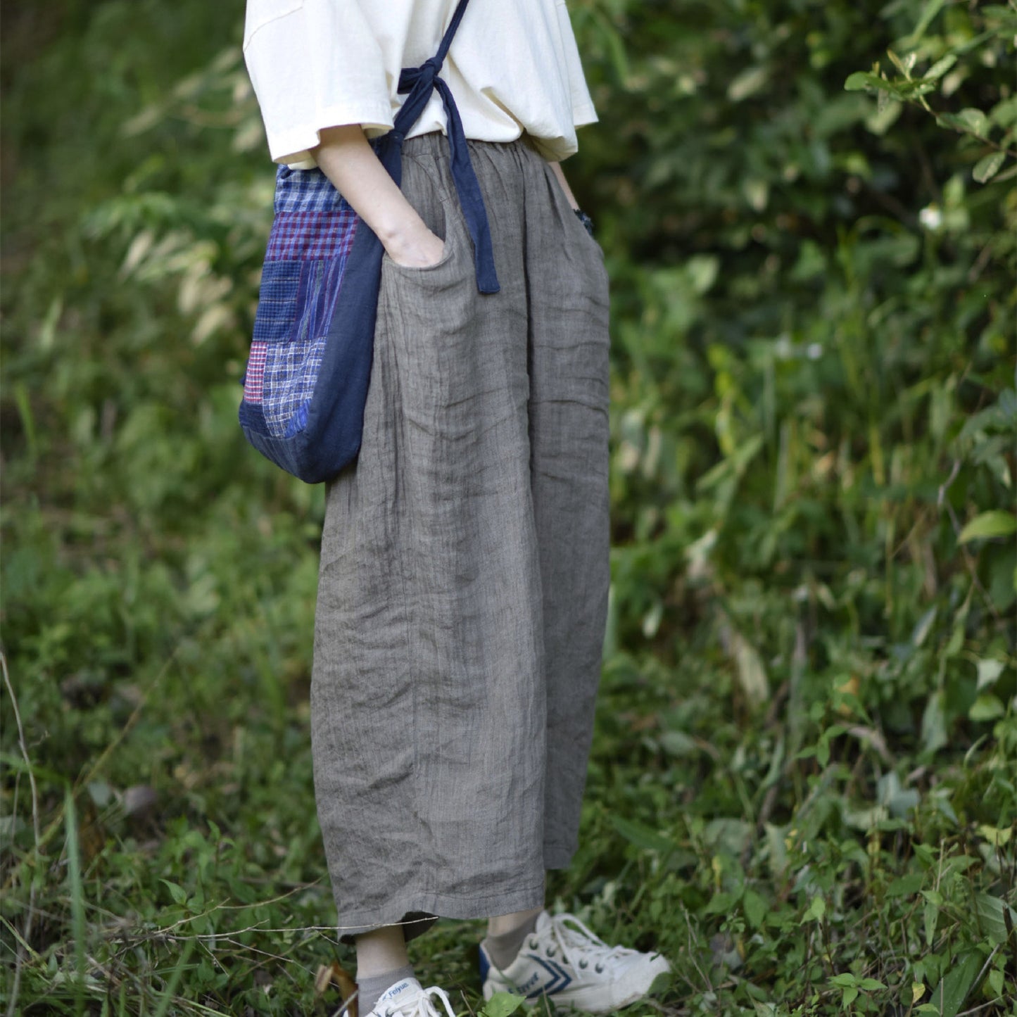 Women's Linen Simple Loose Casual Pants