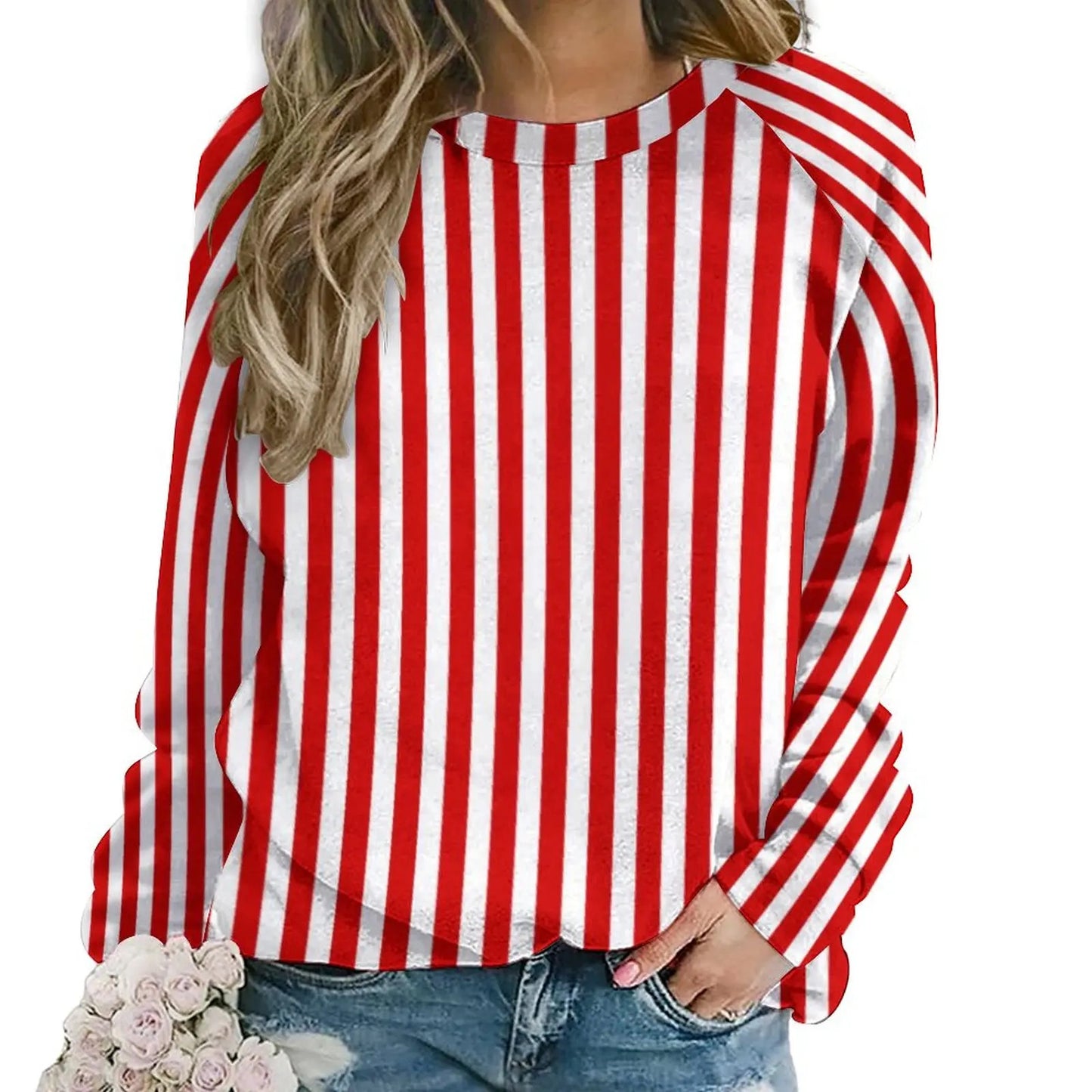Women's 3D Printed Everyday Long-sleeve