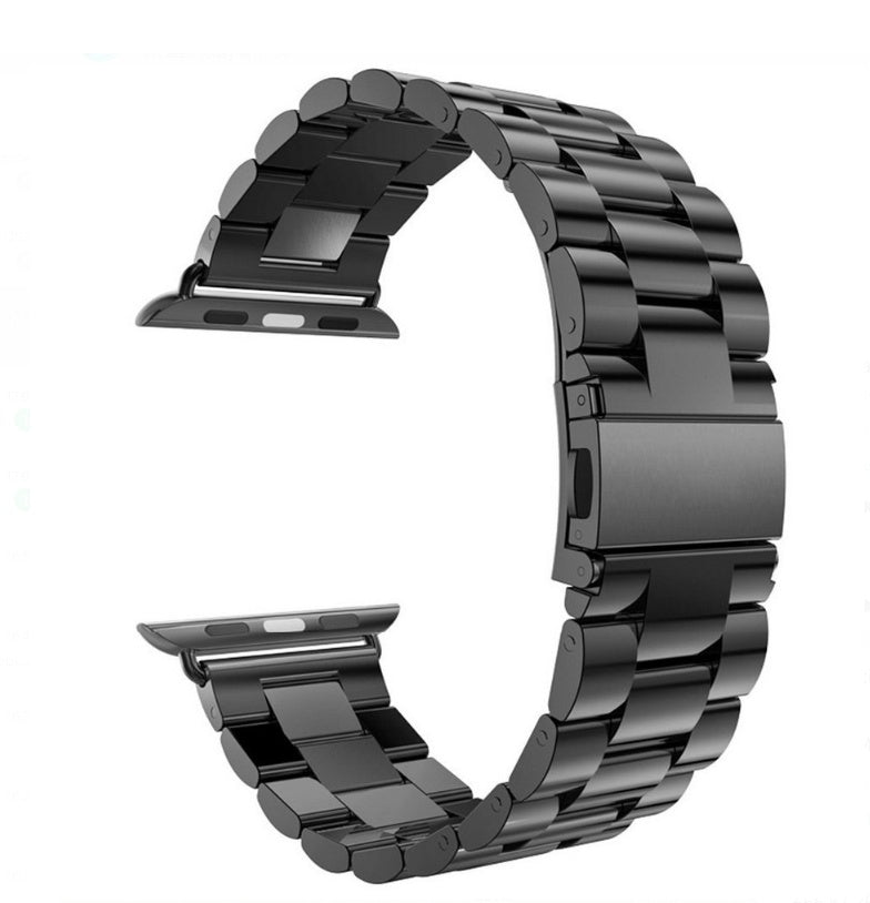 Compatible with Apple, Iwatch solid steel belt