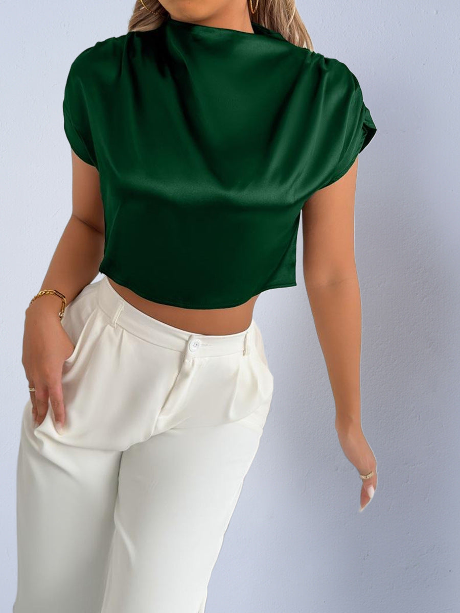 European And American Women's Silk Shirts