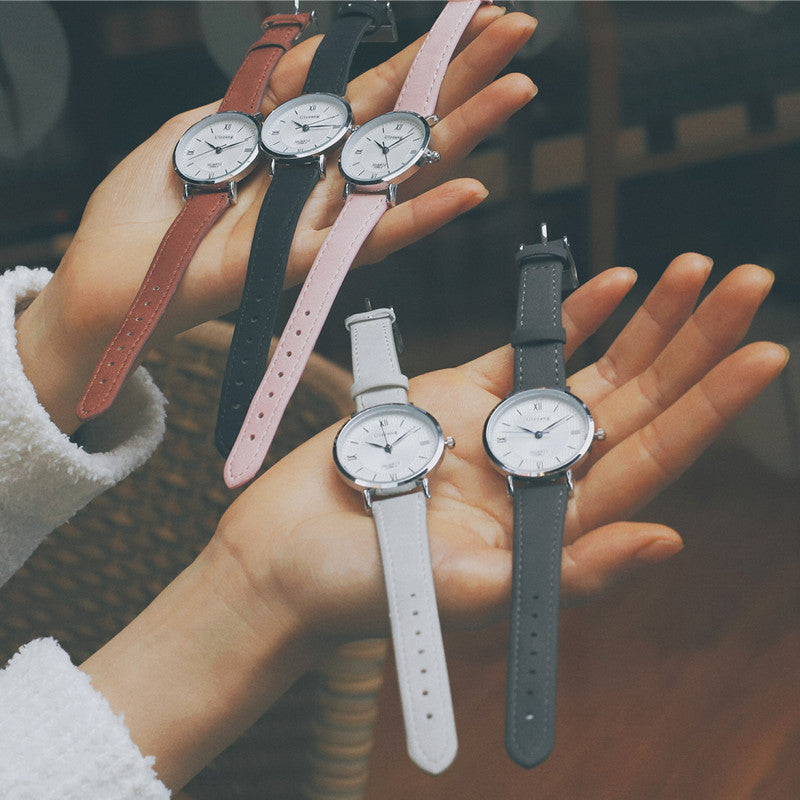 Korean Version Simple Artistic Retro To Couple Quartz Watch