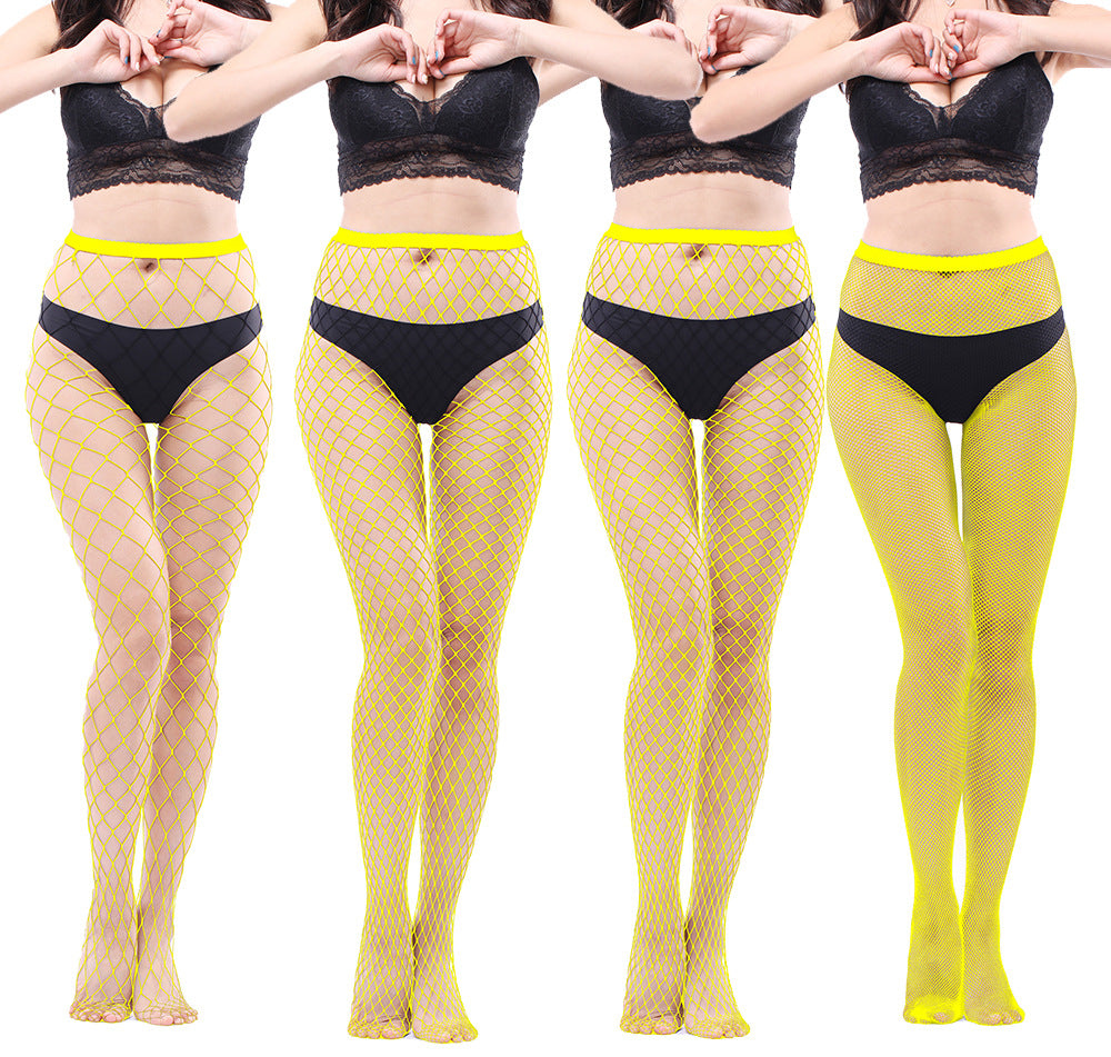 Super Elastic Big Net Fishnet Socks Toe Encryption Net Pants