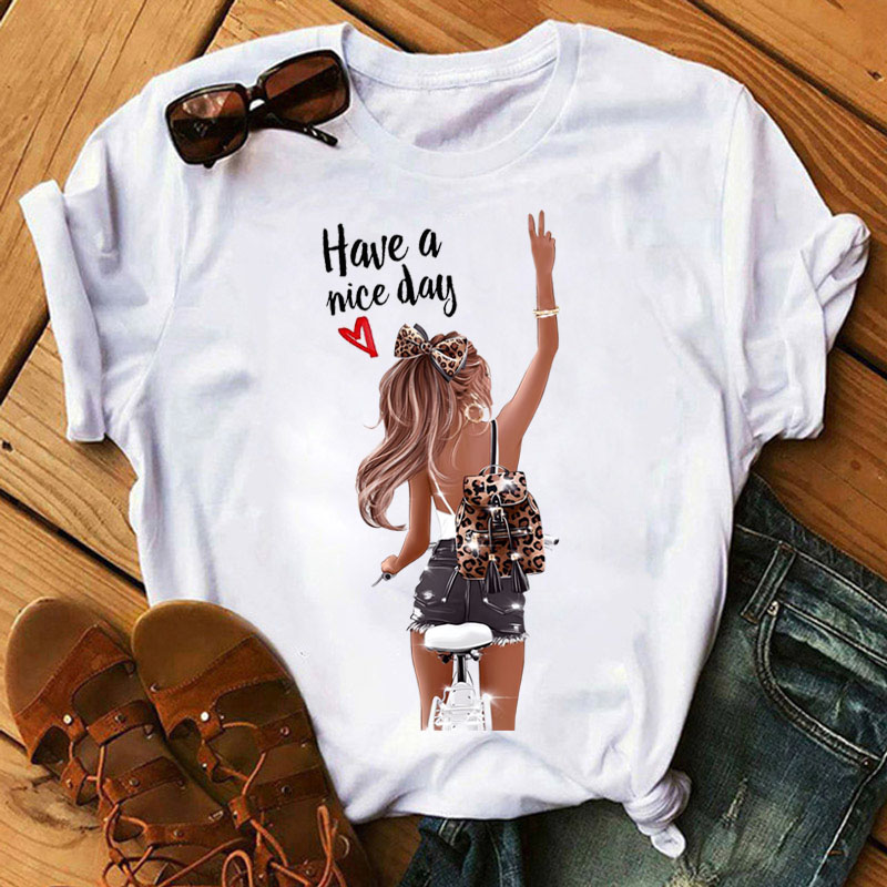 Sunflower Black T-Shirt Loose Short Sleeve T-Shirt