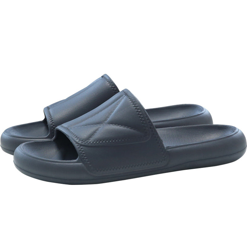 Non-slip bathroom home slippers