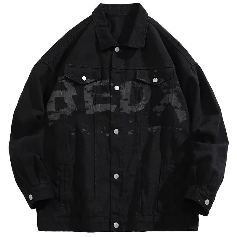 Men's Denim Coat Classic Fashion Brand