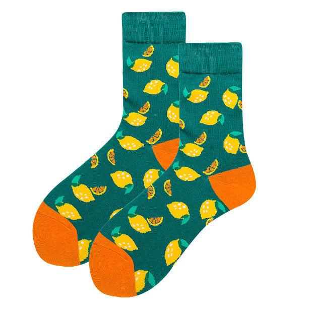 Artistic Cotton Socks Ins Four Seasons Trendy Women's Socks Cat