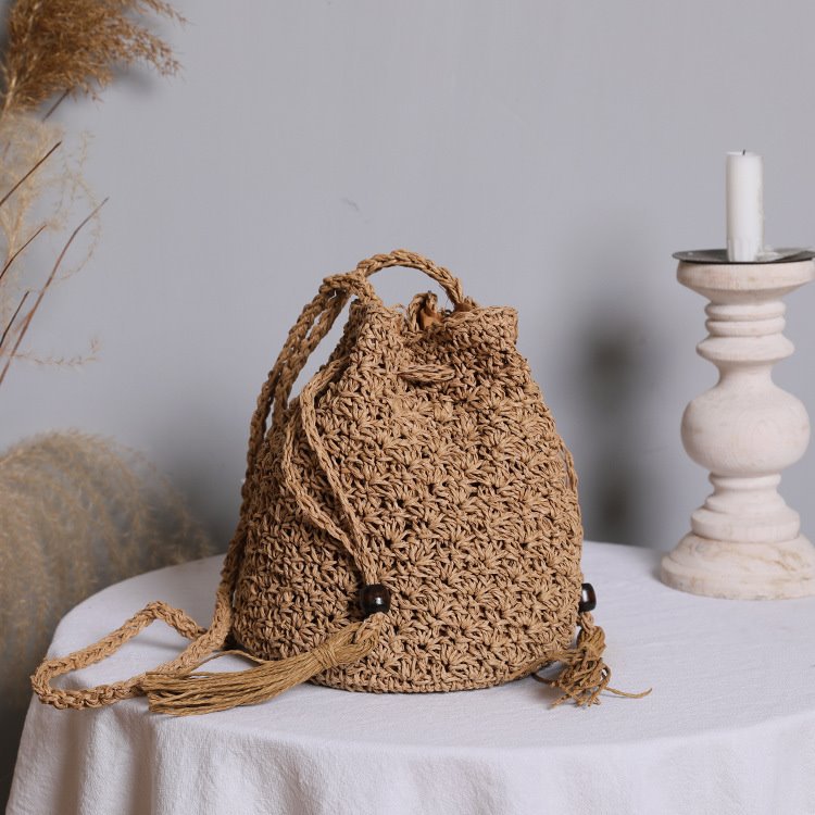Multi functional fashion woven bag