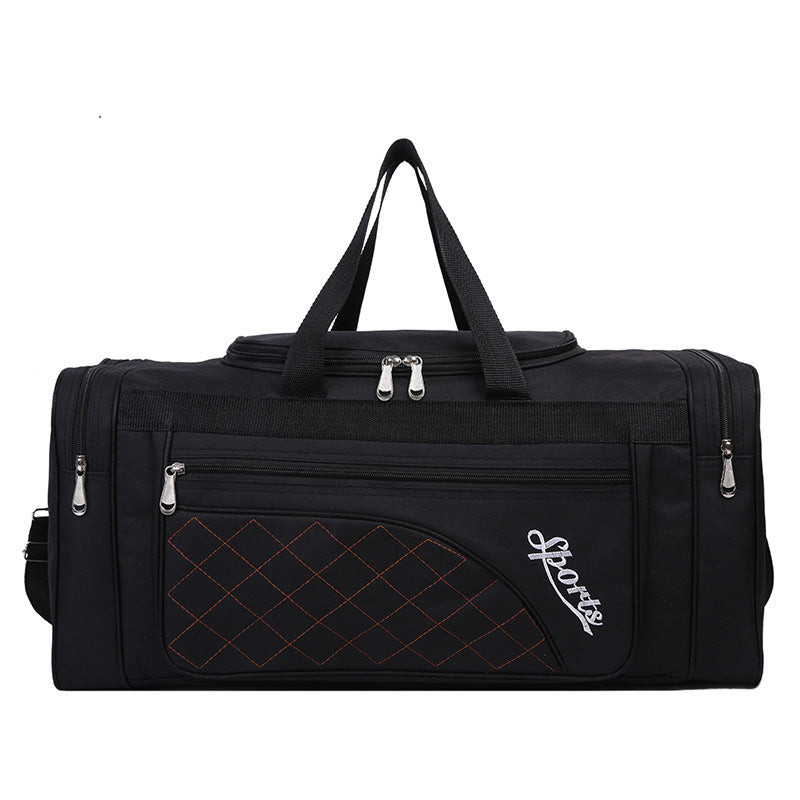 Embroidery Lingge Fitness Travel Bag Large Capacity Household