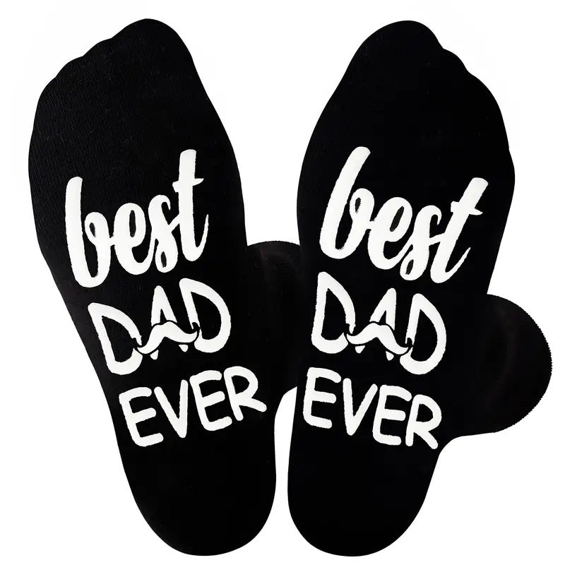 Cotton Mid-calf Length English Alphabet Socks