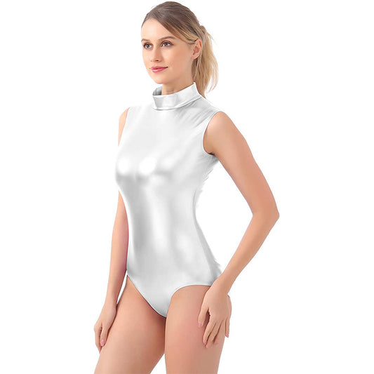 New Women's Sleeveless One Piece Ballet Training Suit