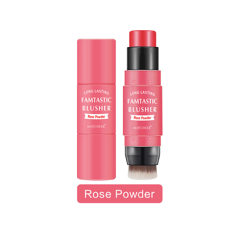 Two-in-one Blush Stick Portable Thin And Glittering Special