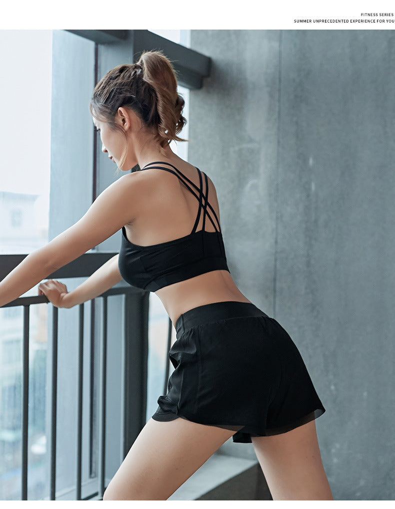 Loose track shorts