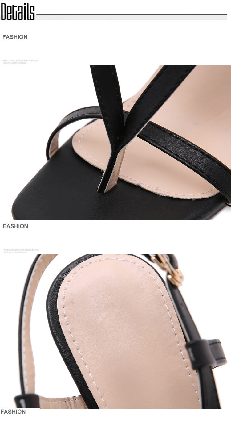 Summer New Style Buckle Women's Sandals Hollow Flip Flops Women's Shoes