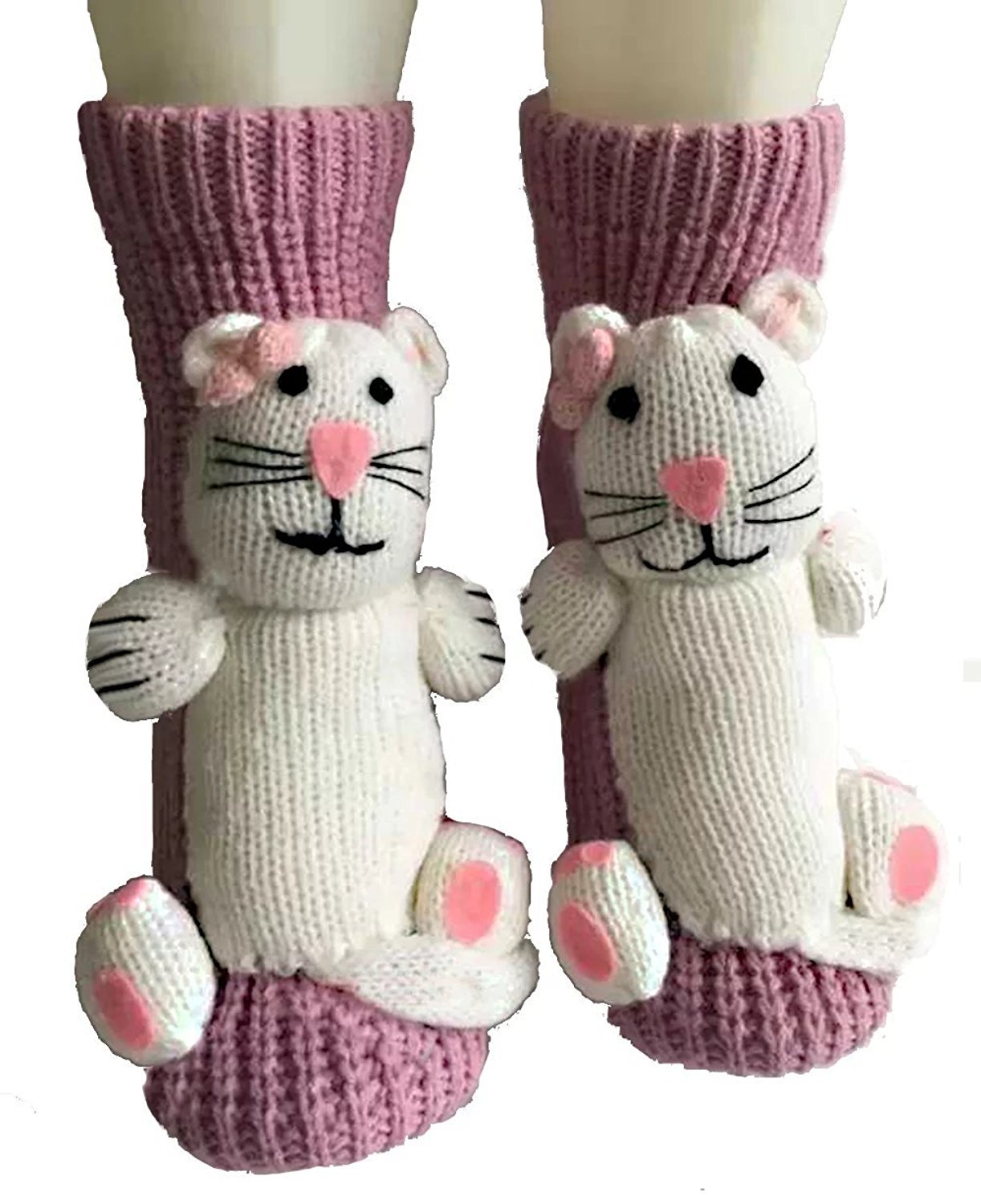 Women's Fashion 3D Cartoon Woolen Yarn Socks