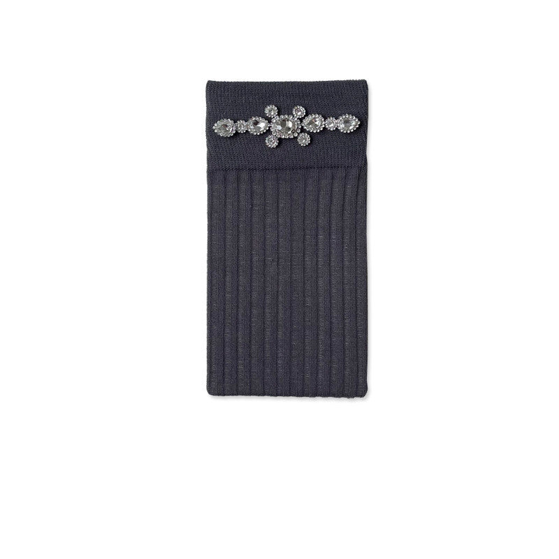 Rhinestone Crystal Long Socks Leg-knee Socks