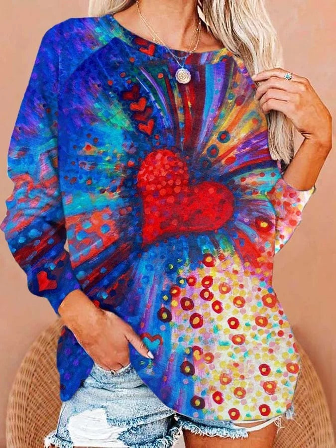 Loose Casual And Comfortable Round Neck Temperament Commute Style Sweater
