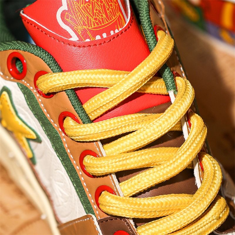 Niche National Modemode-par afslappede platformsneakers til kvinder