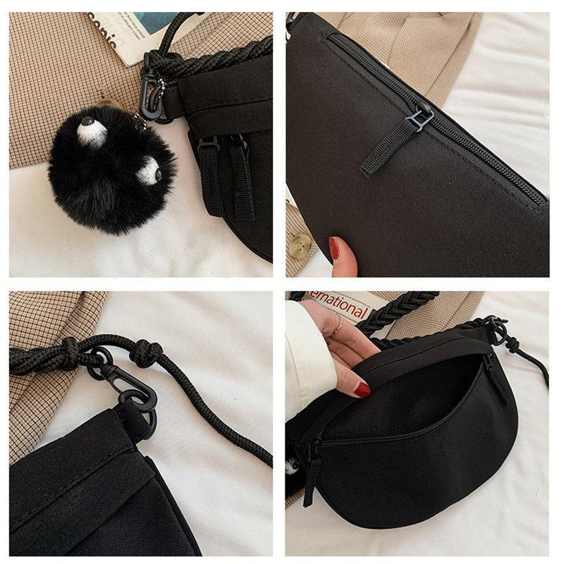 Underarm Popular One-shoulder Crossbody Canvas Bag