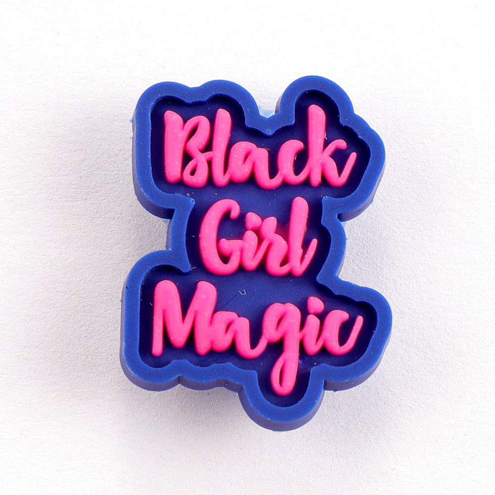 Charms Tilbehør Black Lives Matter BGM BLM Dollar Skodekoration