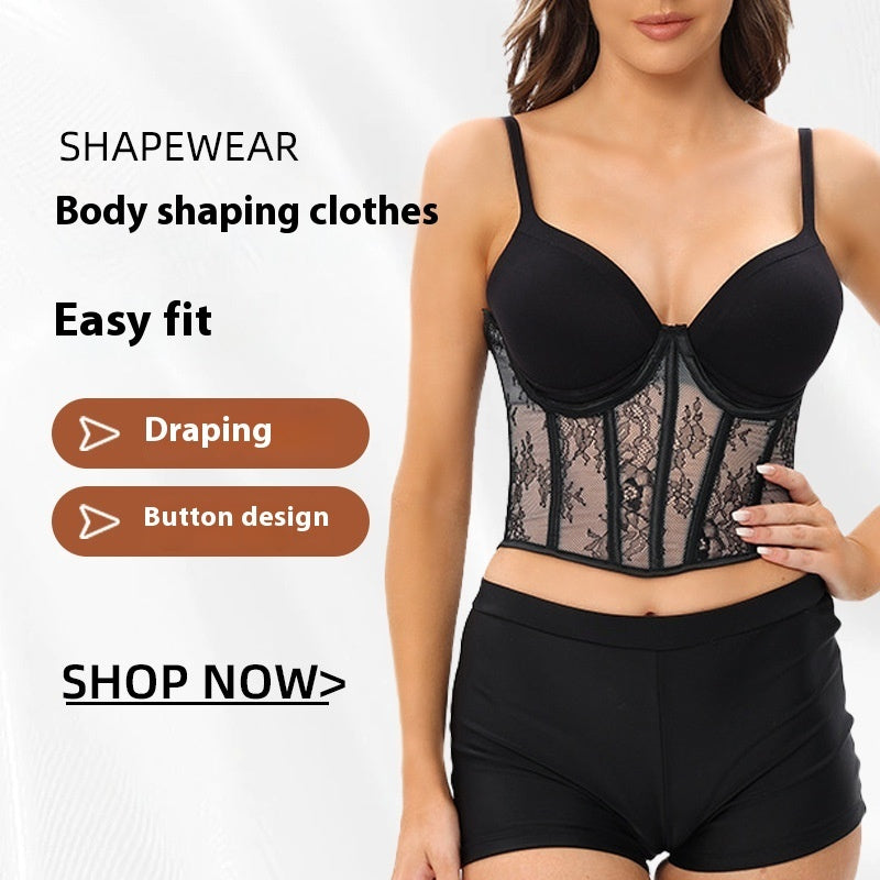 Mesh Corset Belly Contracting Small Waist Seal Mini Corset