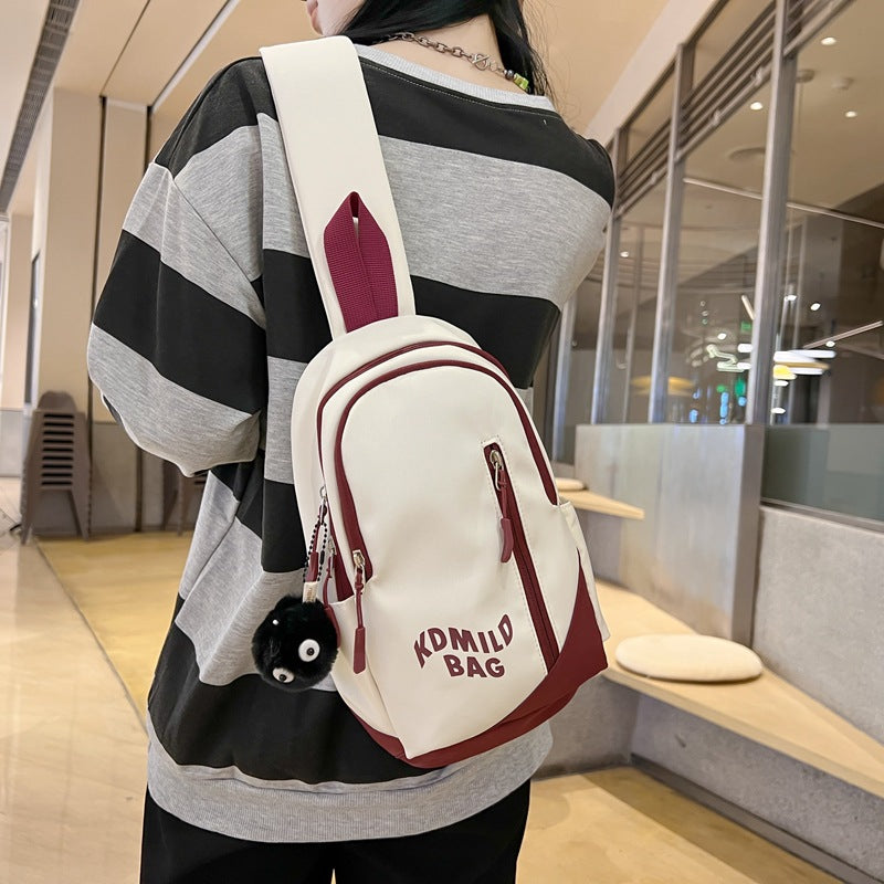 Japansk Crossbody Taske til Kvinder, Casual, Stor Kapacitet, Mode Skuldertaske