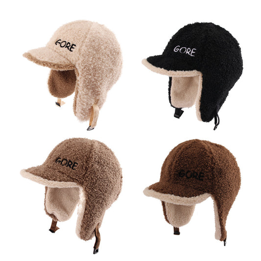 Lamb Wool Fleece Warm  Women Cycling