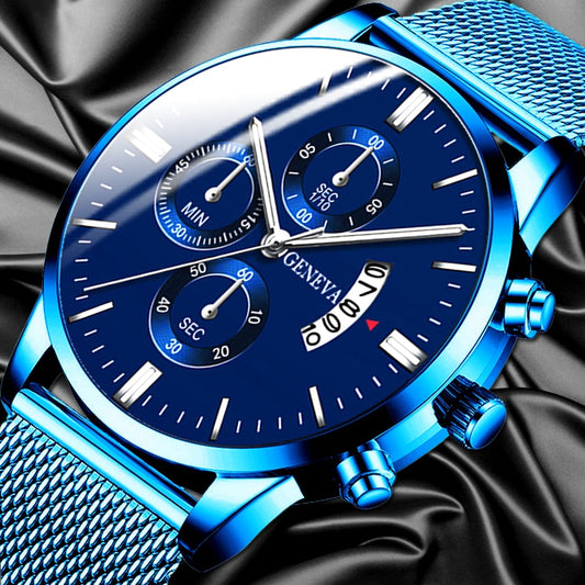 Calendar sports men's watch