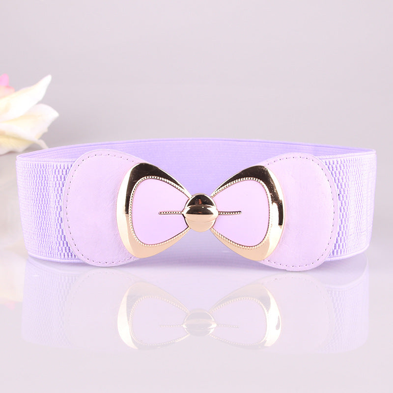 Bow tie with elastic waistband