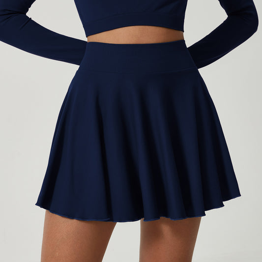 High Waist Tennis Skirt Lining With Good Drape