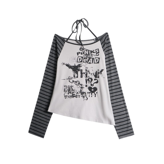 Women's Loose-fitting Long-sleeve T-shirt