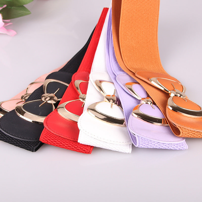 Bow tie with elastic waistband