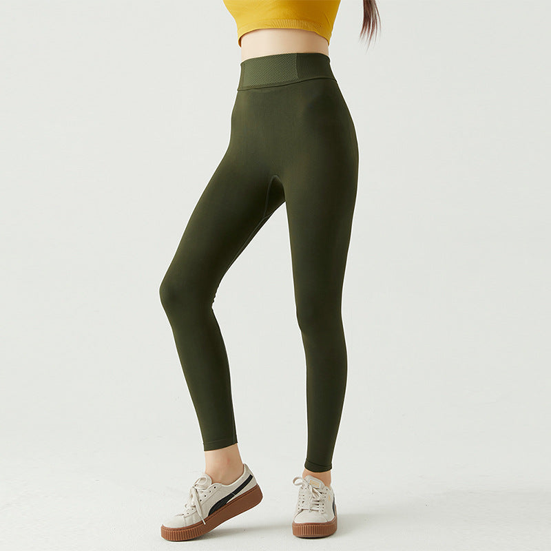 Autumn and Winter Yoga Pants Women's Peach Buttocks Super High Waist Buttocks