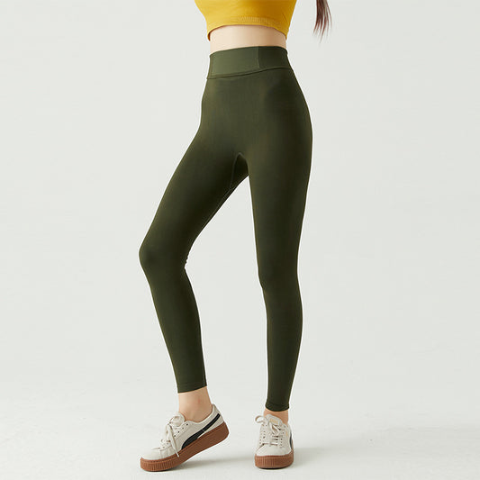 Autumn and Winter Yoga Pants Women's Peach Buttocks Super High Waist Buttocks