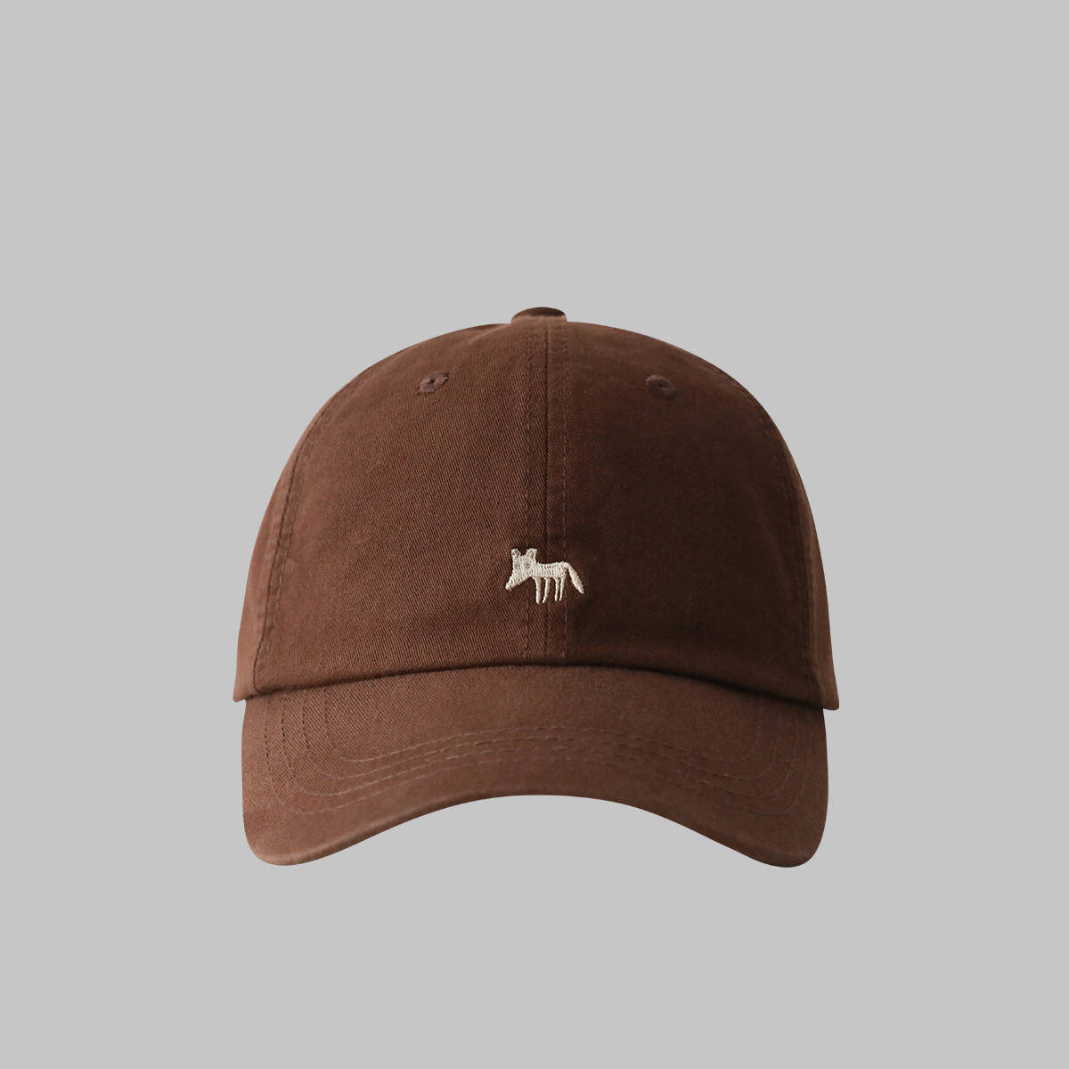 Embroidered Fox Baseball Hat For Men And Women