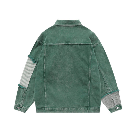 Vintage Vintage Denim Jacket Spring And Autumn Men And Women