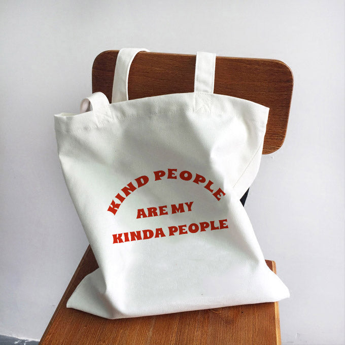 Girl Power Quotes Print Canvas Bag Shoulder
