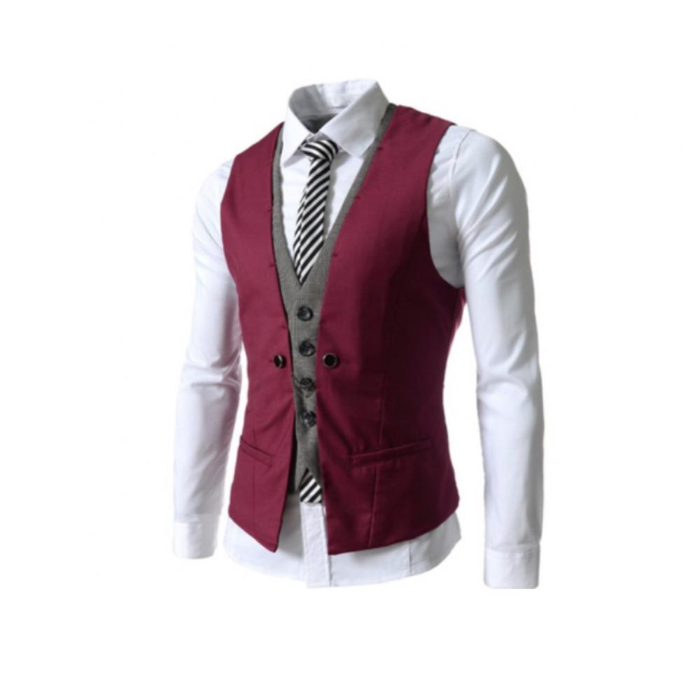 Men's Korean Style Fashion Personality Slim Vest