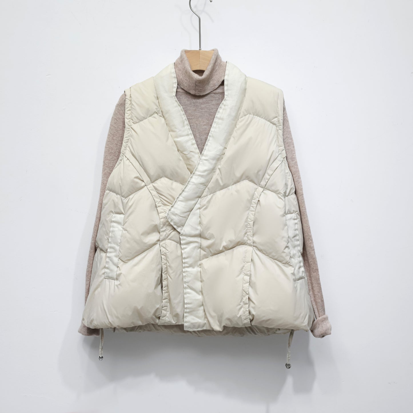 Down Solid Color Stand-collar Vest Women's Down Jacket 90