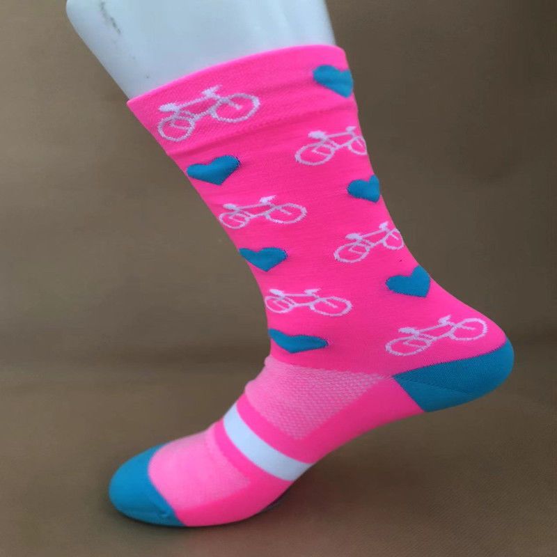 Outdoor Sports Running Climbing Breathable Sweat Absorbing Mid-calf Cycling Socks