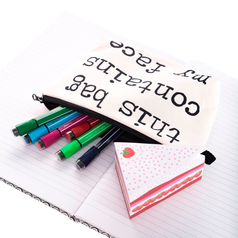 European and American multifunctional letter makeup bag