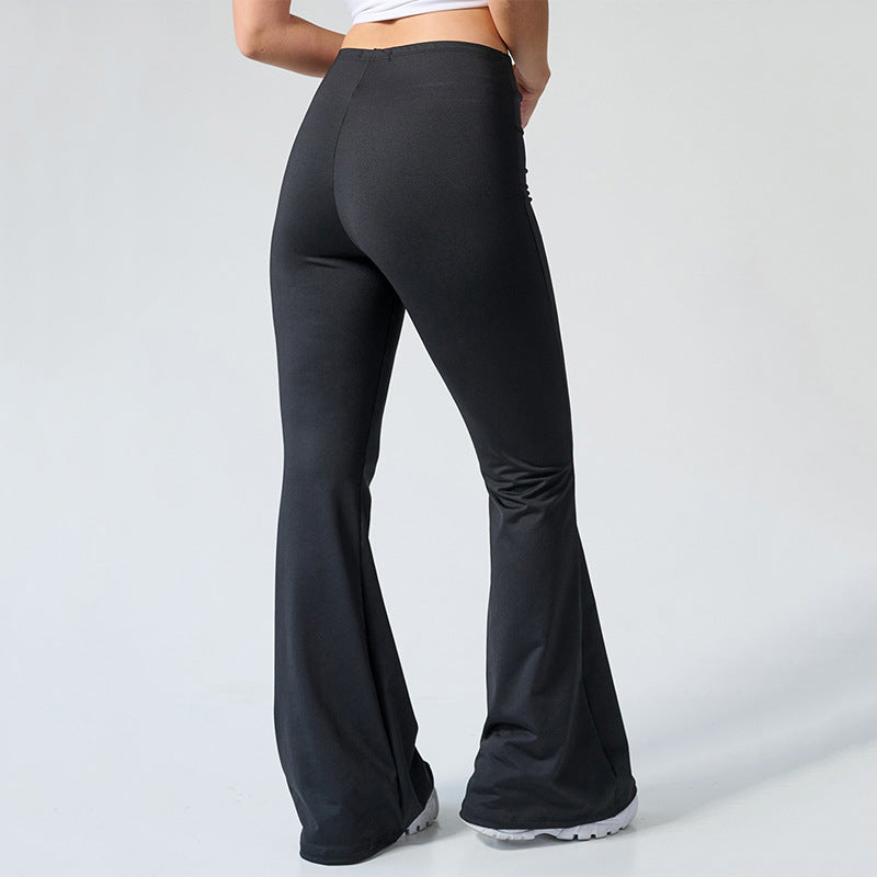 shaping Slimming Bell-bottom Pants Clothing Fashion Sports High Waist