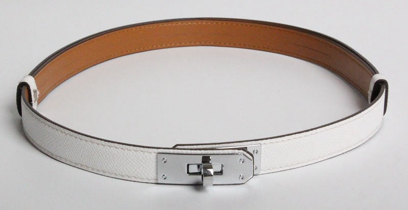 H home new kelly leather thin belt