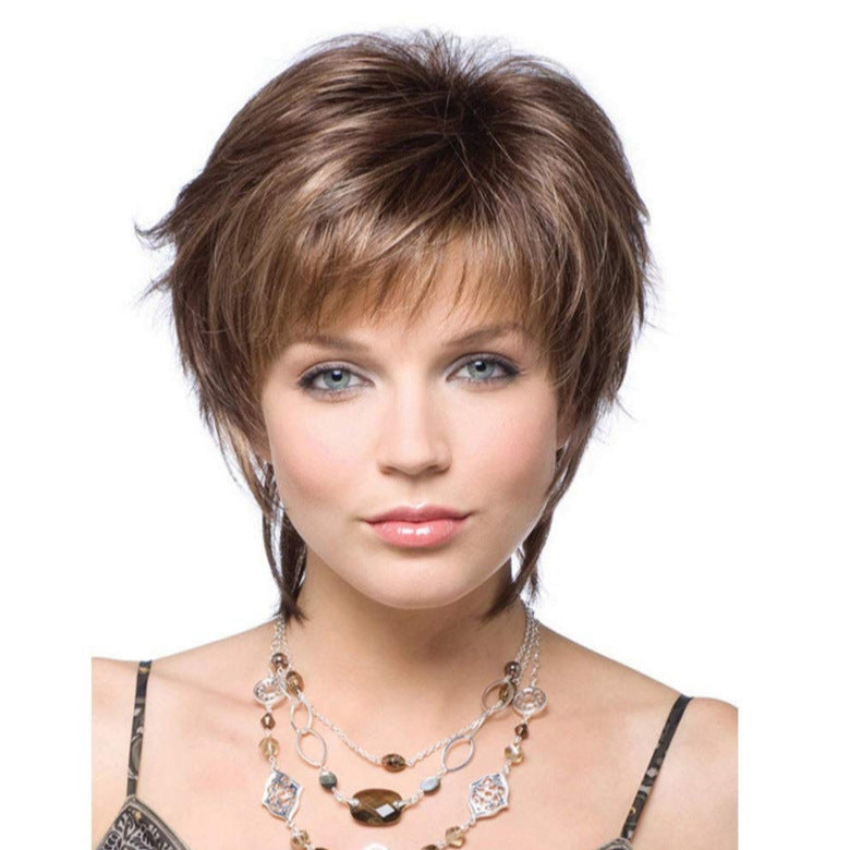 Women's Gradient Color Rose Mesh Wig