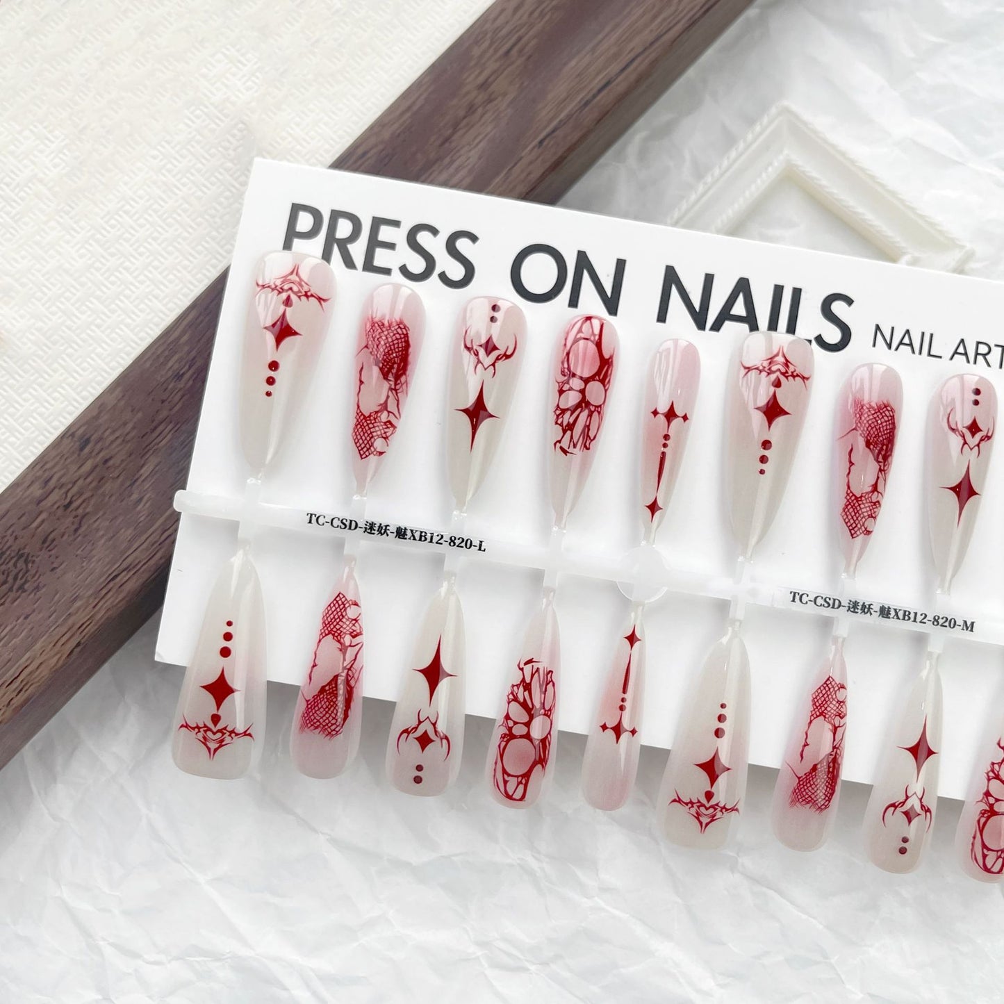 Y2g European And American Lines Lace Style Manicure Long Water Drops Glossy