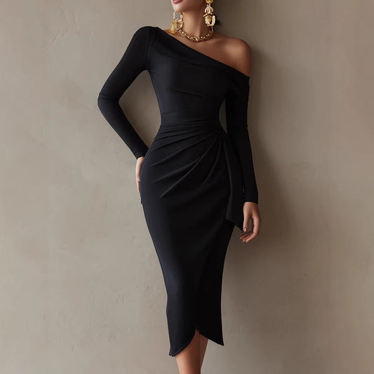 New Womens Pleated Tie-up Dress